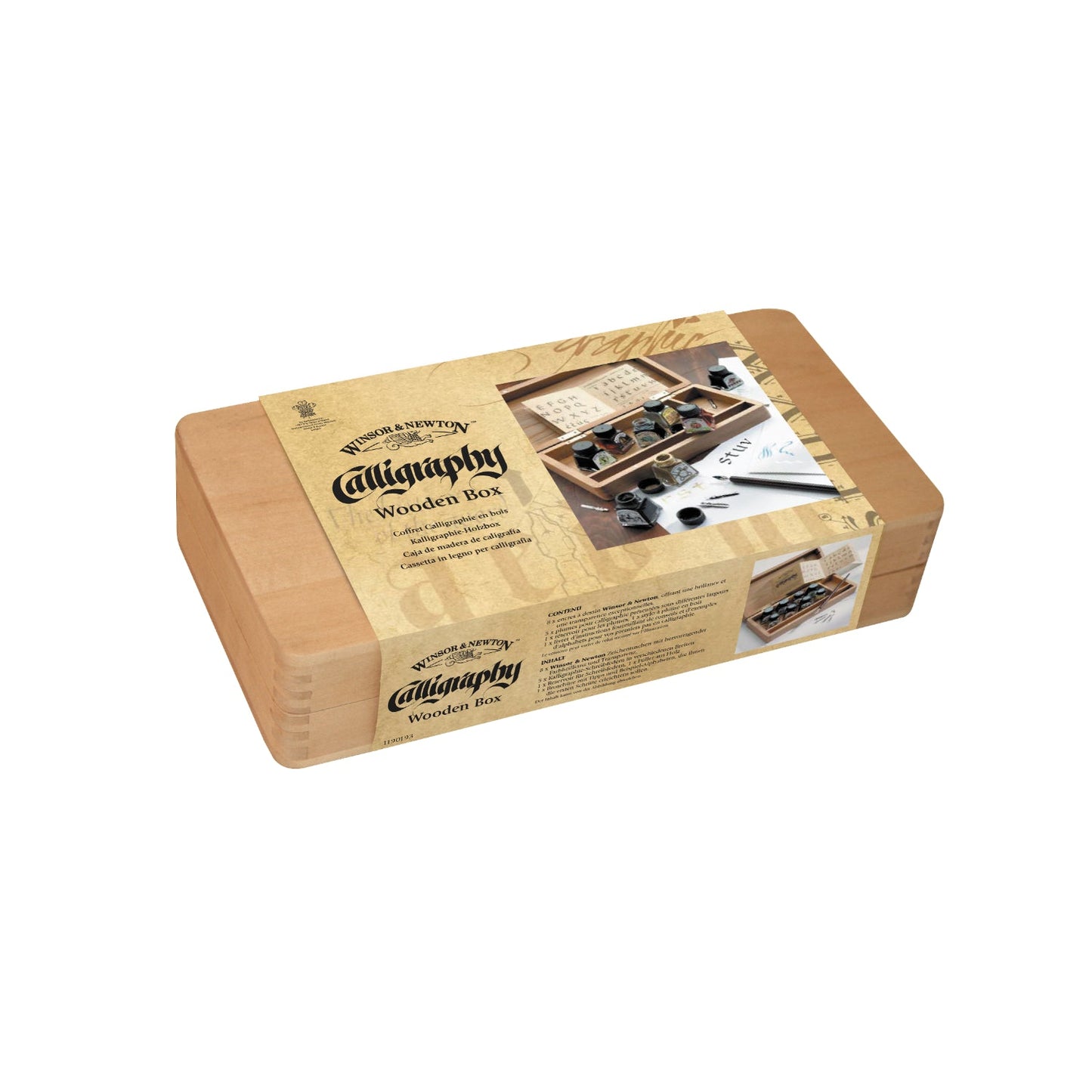 WINSOR & NEWTON Kalligrafie-Set im edlen Holzkasten