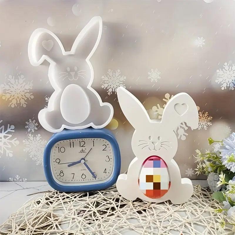 Hochwertige 3D-Osterhasen-Silikonform – Kreatives Bastelwerkzeug für Osterdeko - BTSCreativ