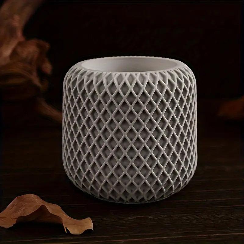 Silikonform für kreative DIY-Projekte – Strukturierte Kerzenform - BTSCreativ