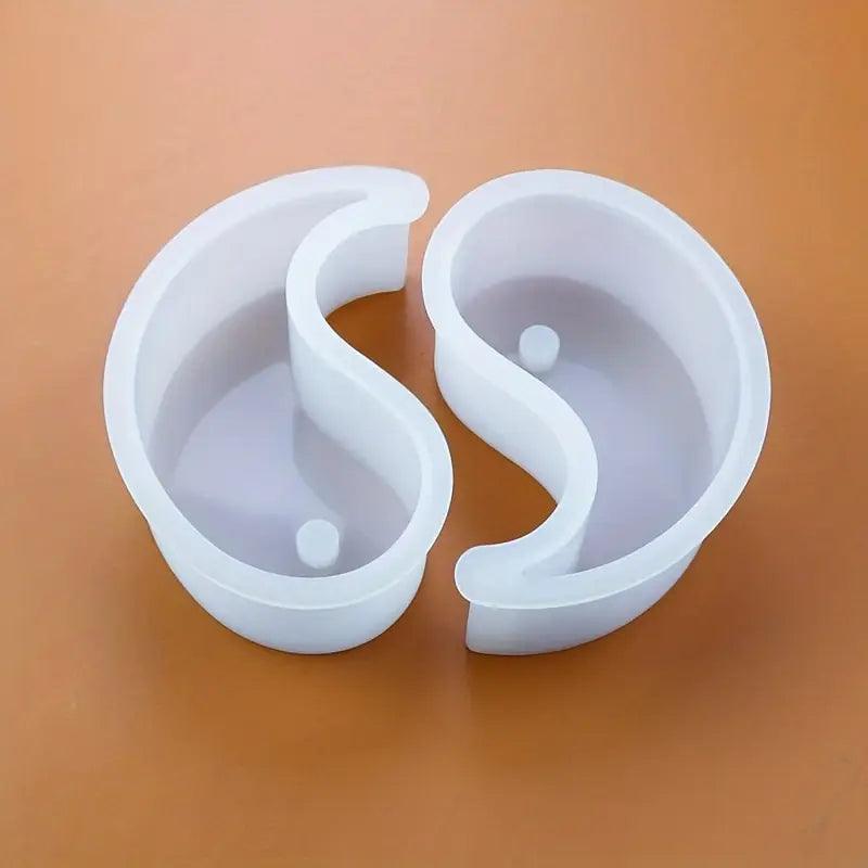 Silikonformen-Set im Tai-Chi Yin-Yang-Design – für kreative DIY-Kerzen & mehr - BTSCreativ