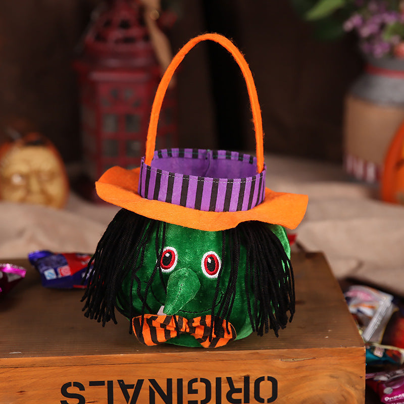 Halloween Candy Bag – Süße Taschen für Kinder mit Kürbis- & Hexen-Designs