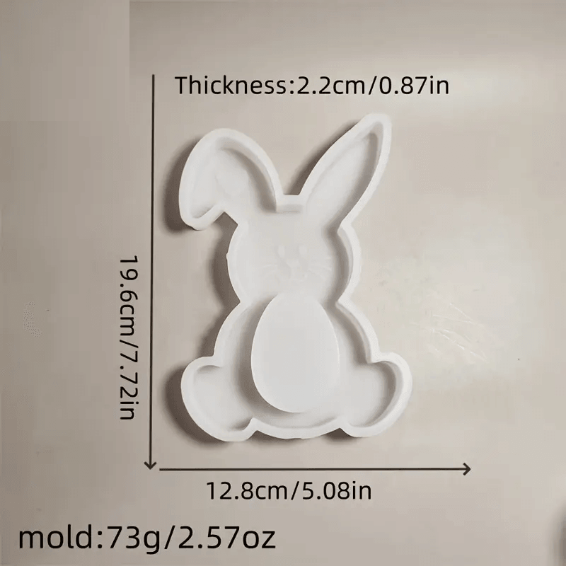 Hochwertige 3D-Osterhasen-Silikonform – Kreatives Bastelwerkzeug für Osterdeko - BTSCreativ
