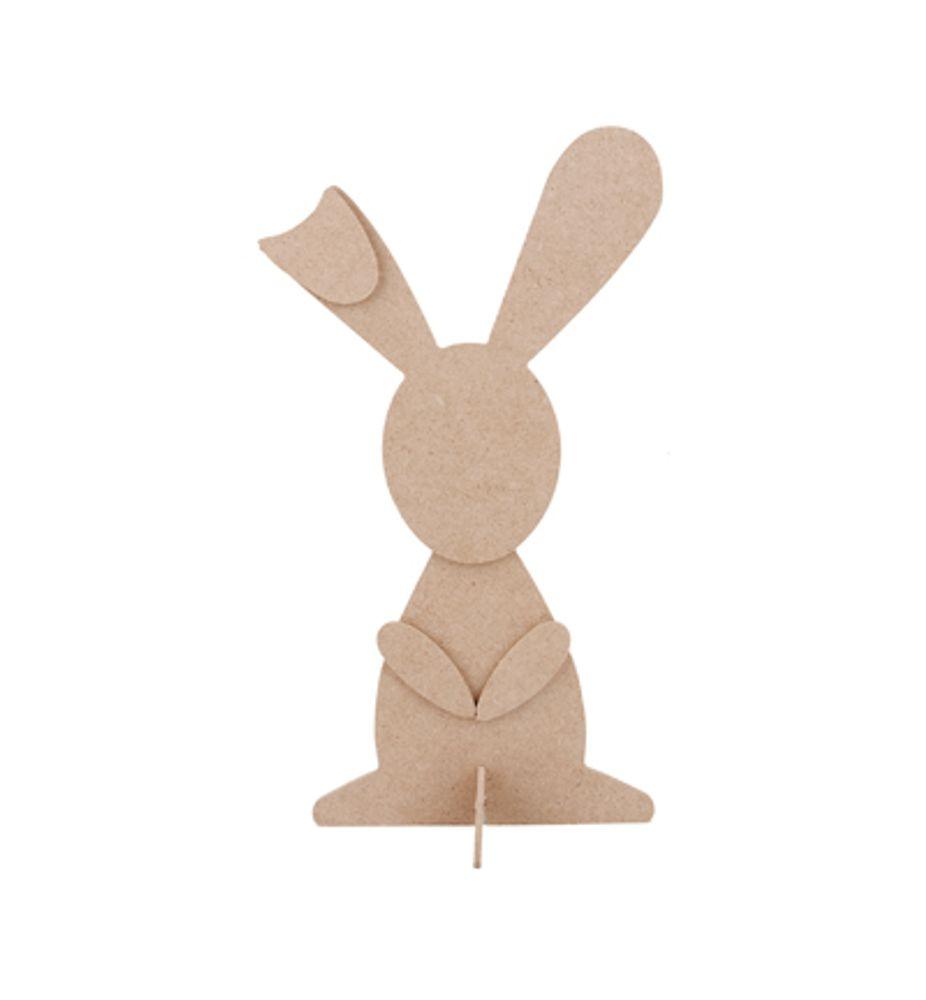 MDF Osterhasen "Bunny Boy & Bunny Girl" – 30 cm / 29 cm – Verspielte Frühlings- & Osterdekoration