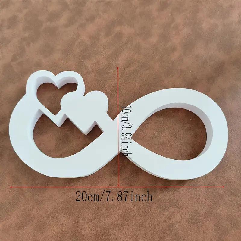 Infinity Herz Silikonform – Symbol für Liebe & Unendlichkeit - BTSCreativ