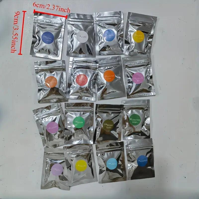 16-Farben Kerzenfärbeflocken Set