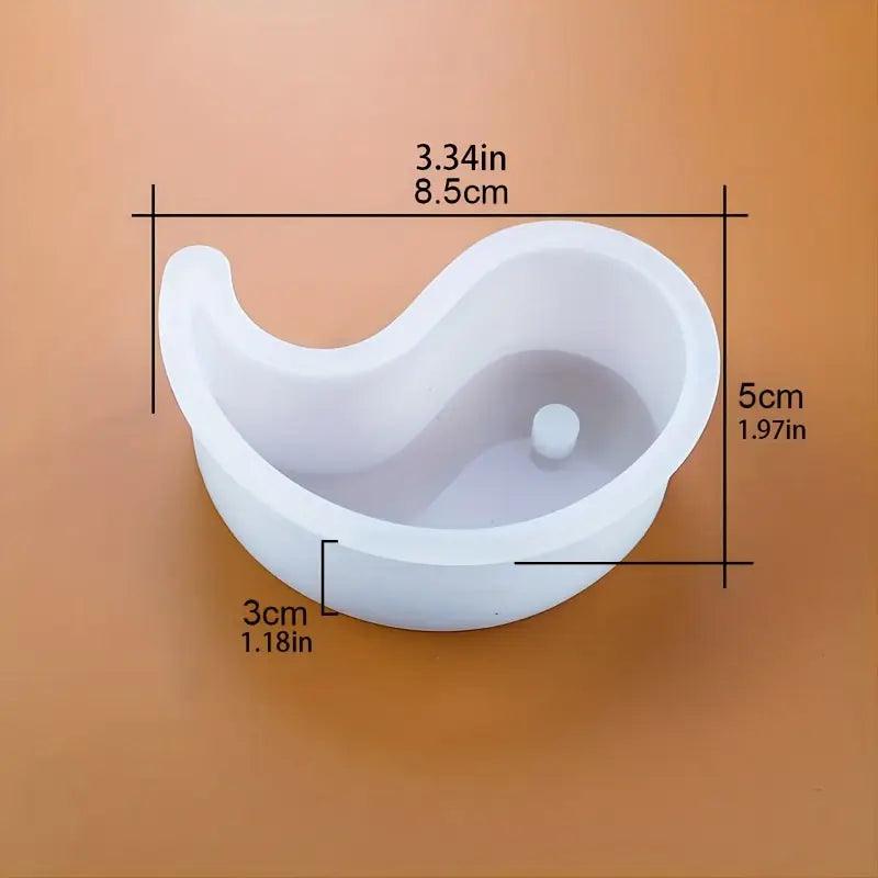 Silikonformen-Set im Tai-Chi Yin-Yang-Design – für kreative DIY-Kerzen & mehr - BTSCreativ