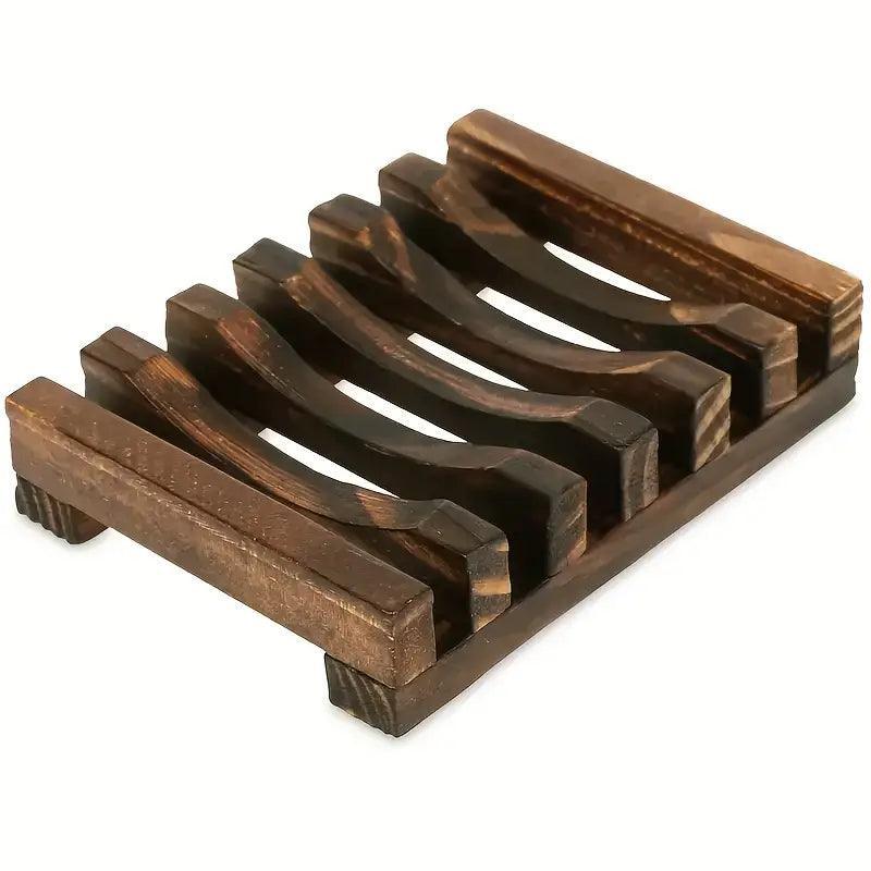 Elegante Holzseifenschale - Natürliches Design für dein Badezimmer - BTSCreativ