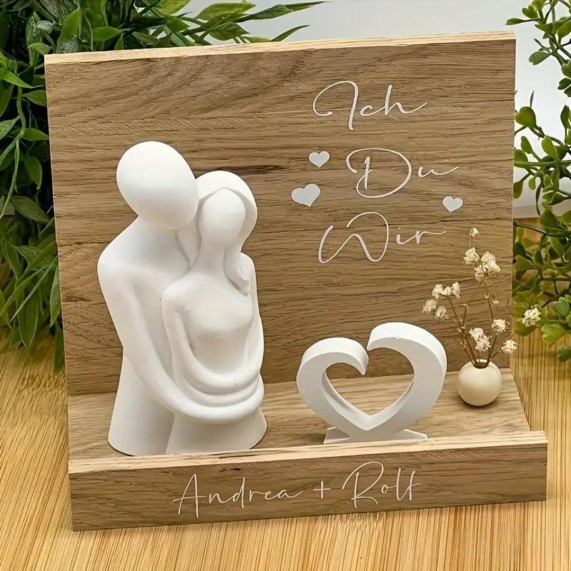 3D Silikonform "Liebespaar" – Für persönliche und kreative Projekte - BTSCreativ