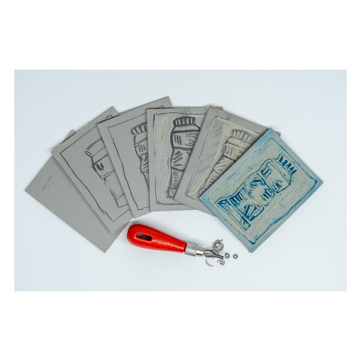 LEFRANC BOURGEOIS Linolgravur komplettes Starter Set