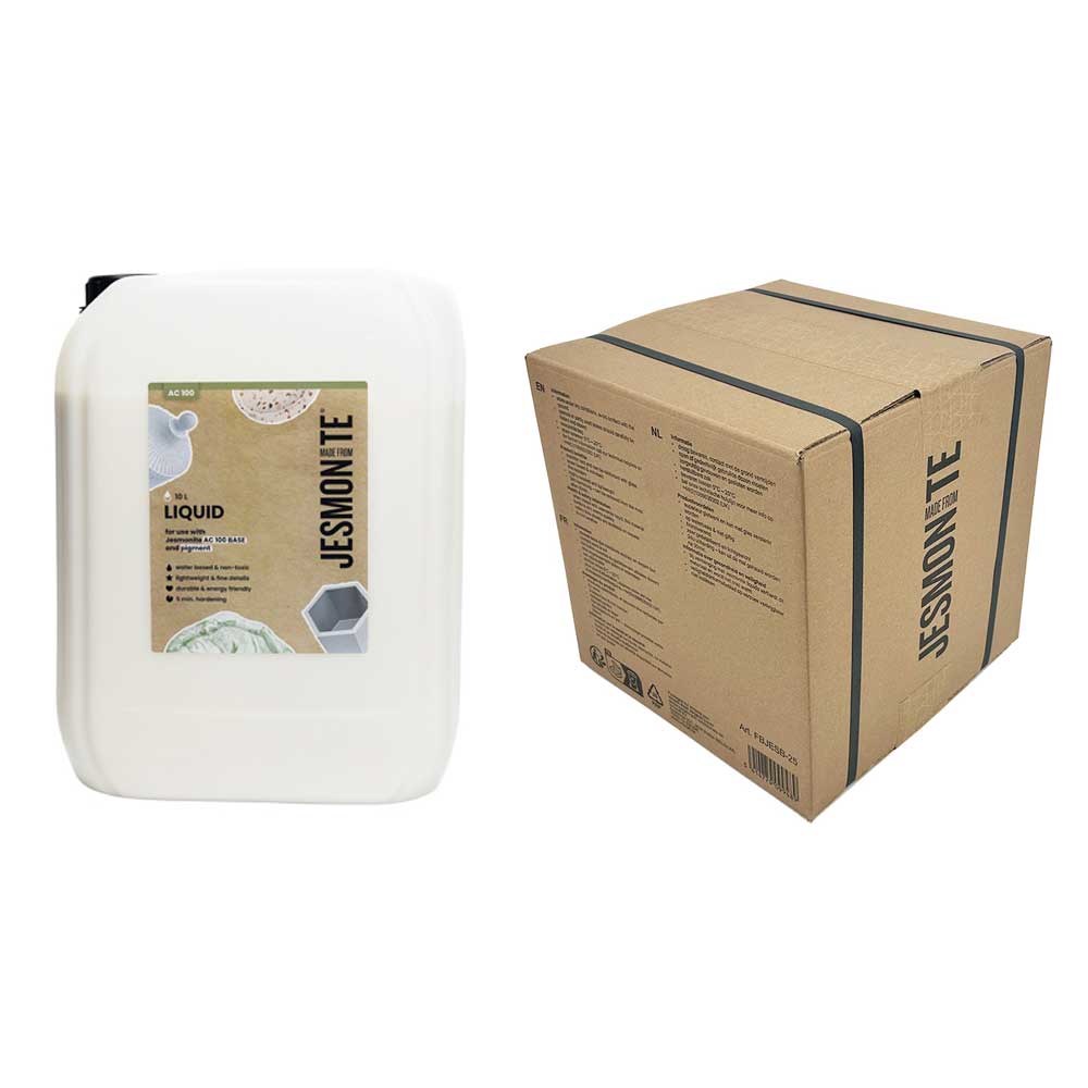 Jesmonite AC100 DuoSet – 10 L Liquid & 25 kg Base