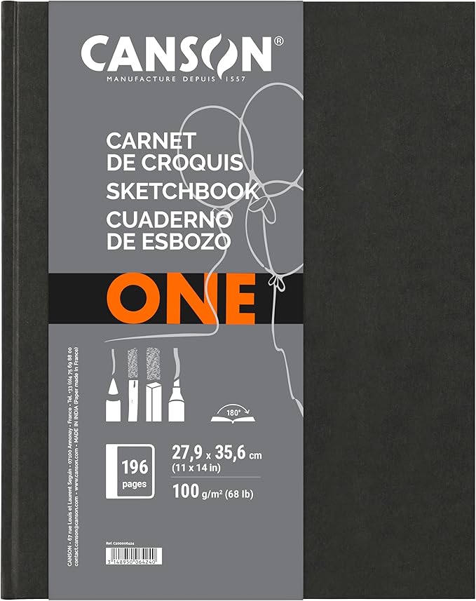 NEU: CANSON One Art Book XXL (27,9x35,6|98BL|gebunden)