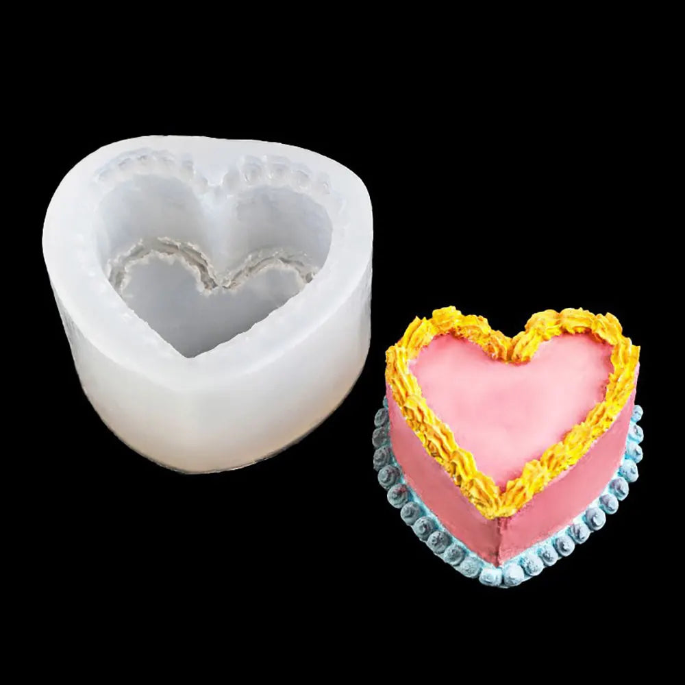 ❤️ Silikonform „Herz“ – Für kreative DIY-Kerzen & mehr