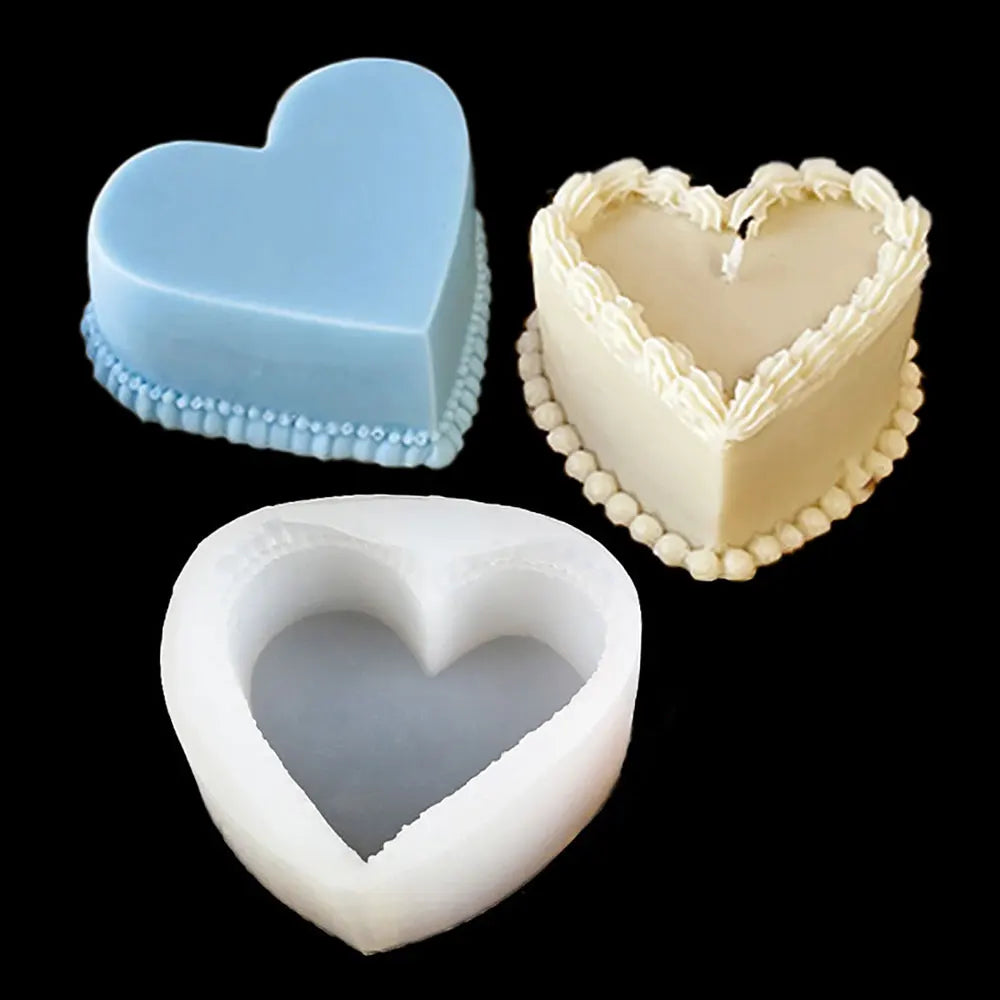 ❤️ Silikonform „Herz“ – Für kreative DIY-Kerzen & mehr