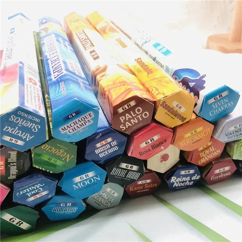 Indischer Weihrauch – 20 Stäbchen mit natürlichen Düften wie Weißer Salbei, Lavendel, Meeresbrise & mehr