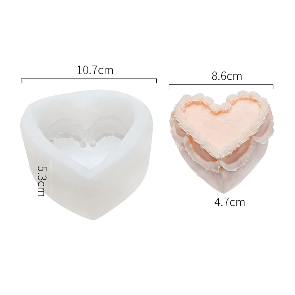 ❤️ Silikonform „Herz“ – Für kreative DIY-Kerzen & mehr