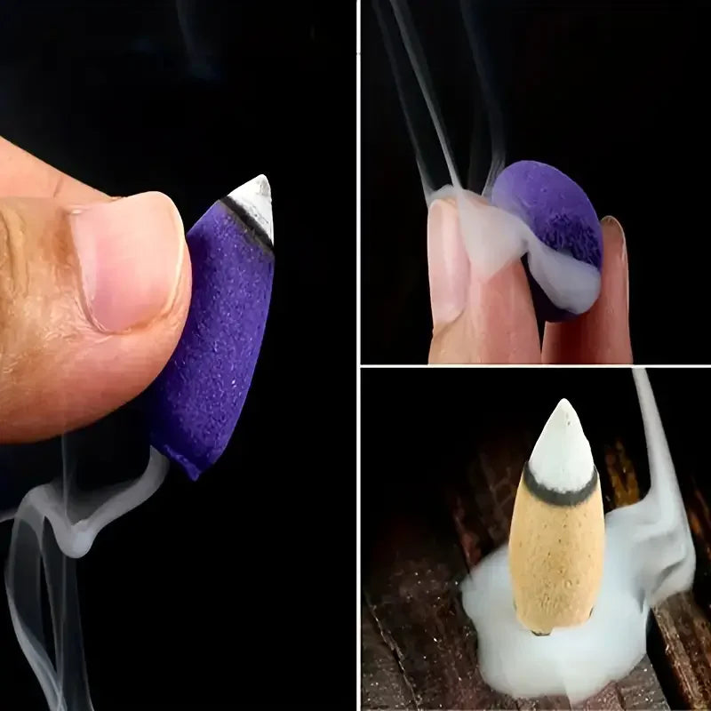Räucherkegel „Mixed Scents“ – Naturweihrauch mit Sandelholz, Lavendel & mehr für Teestube, Yoga & Zuhause