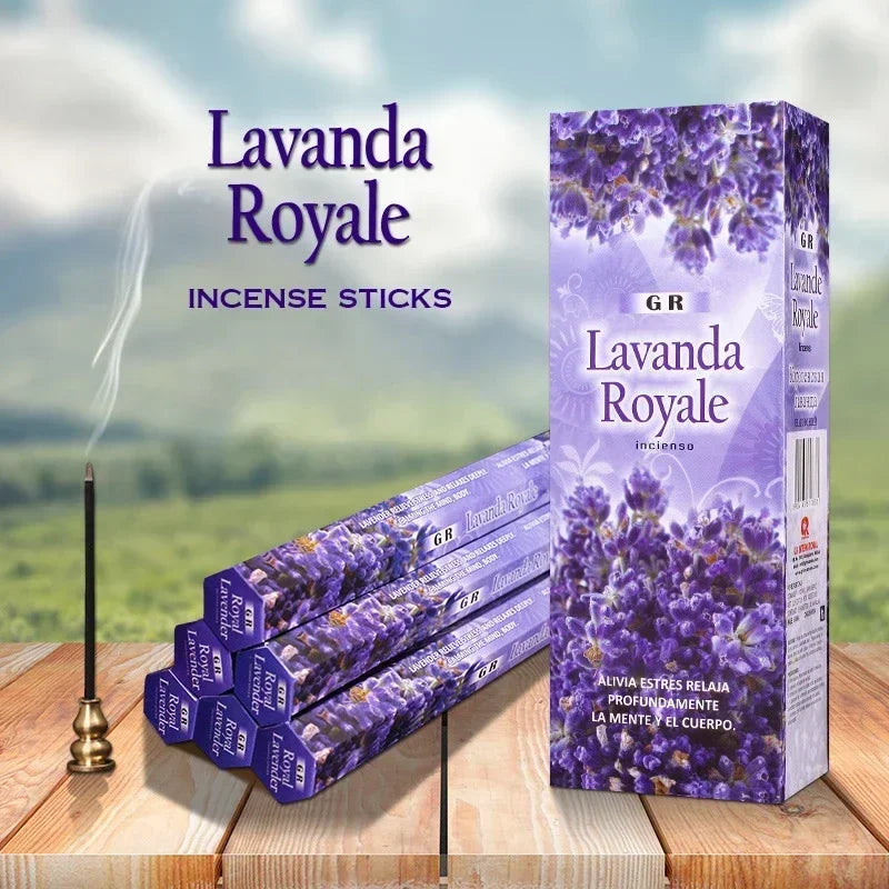 Indischer Weihrauch – 20 Stäbchen mit natürlichen Düften wie Weißer Salbei, Lavendel, Meeresbrise & mehr