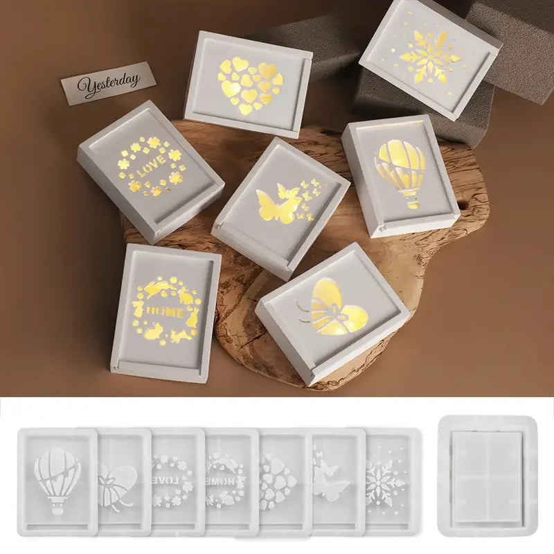 Silikonformen-Set für kreative Geschenkboxen – 9-teiliges DIY-Set