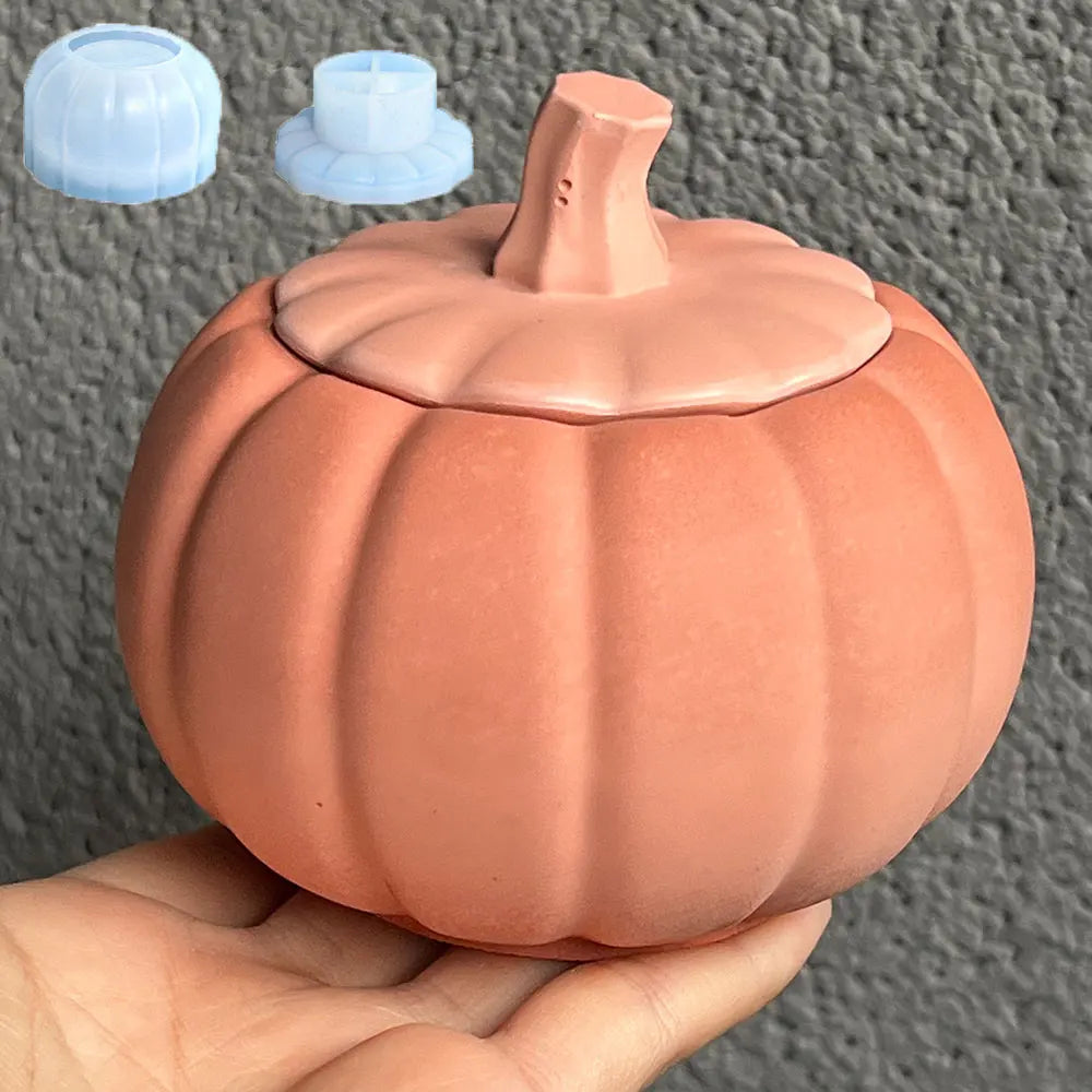 Halloween Silikonform – Kürbis, Geist & Hexe