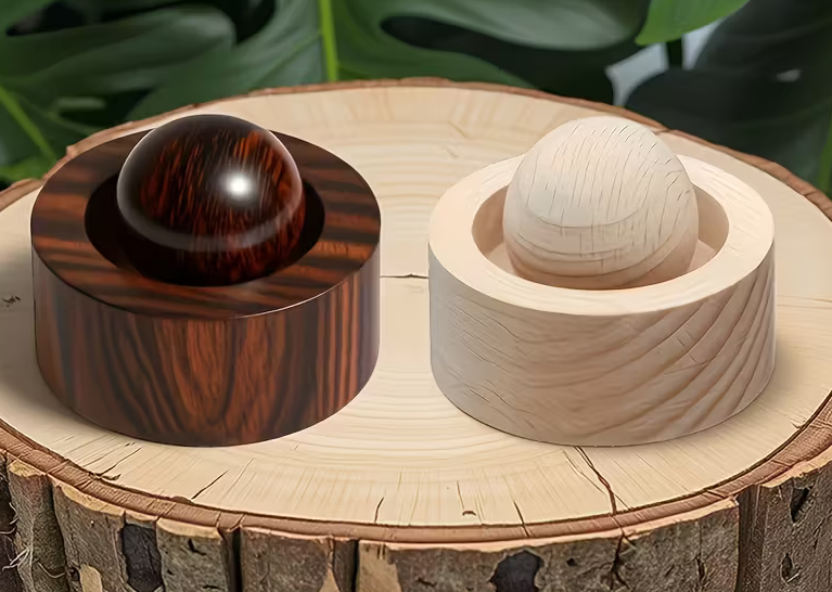 Natürliche Holzkugeln als Duftverbreiter – Aroma-Diffusor aus Holz - Natürliche Holzkugeln als Duftverbreiter – Aroma-Diffusor aus Holz - BTSCreativ