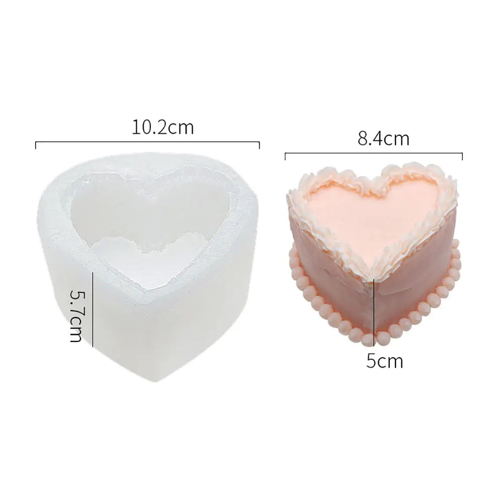 ❤️ Silikonform „Herz“ – Für kreative DIY-Kerzen & mehr
