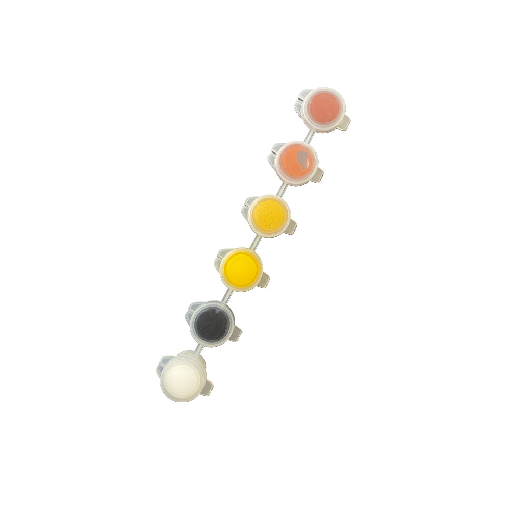 Jesmonite Pigmente für Gießmassen - Natural, 6 x 2g - BTSCreativ