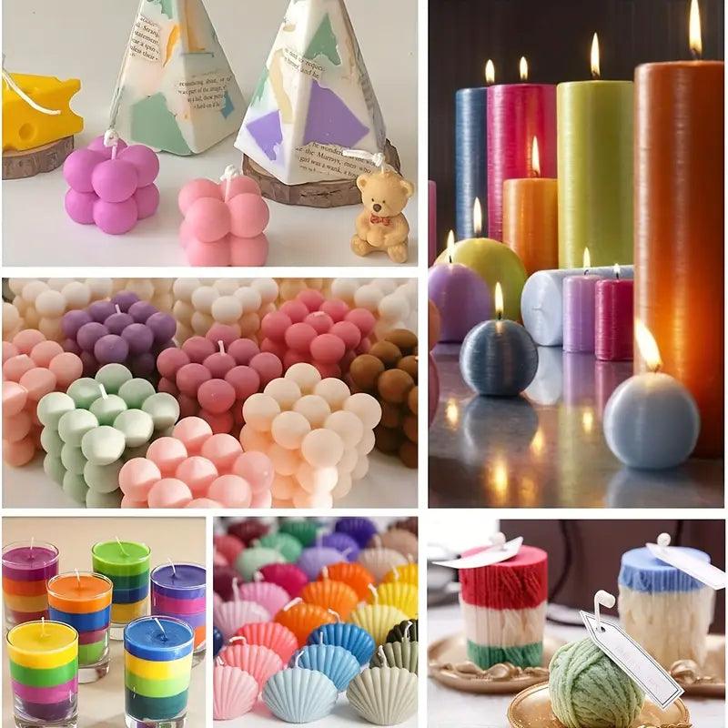 16-Farben Kerzenfärbeflocken Set