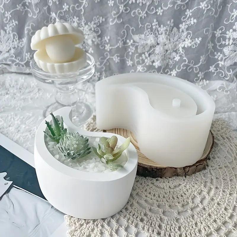 Silikonformen-Set im Tai-Chi Yin-Yang-Design – für kreative DIY-Kerzen & mehr - BTSCreativ