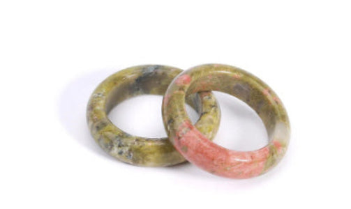 Edelstein-Ring aus Naturstein – In EU-Größe 54 oder 60 | Minimalistisch & kraftvoll in 8 Steinvarianten