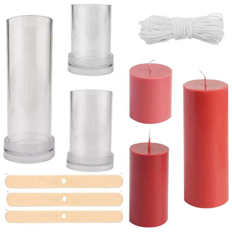 Dekoratives Kerzenform-Set – 3 Größen für vielseitige DIY-Kerzenherstellung - BTSCreativ