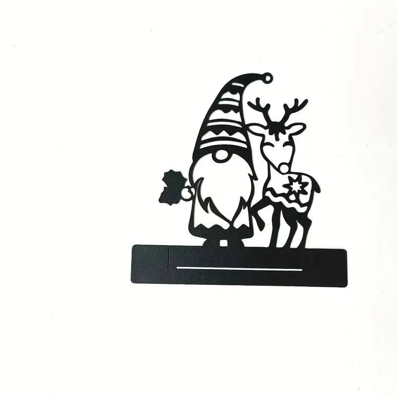 DIY Weihnachts-Metallornament – Festlicher Gnom & Rentier - BTSCreativ