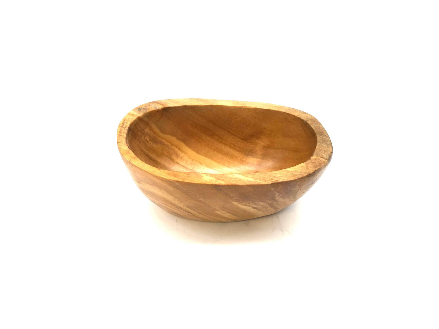 Tapas Schale, tief und oval 12 – 14 cm aus Olivenholz