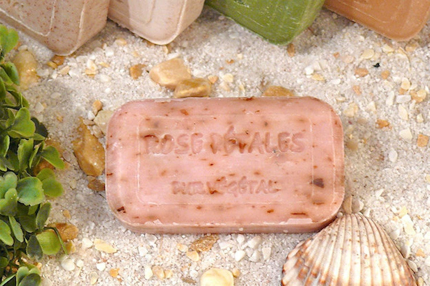 Savonnerie de Bormes - Handgemachte Seife 100 g rein pflanzlich Duft "Rose" - BTSCreativ