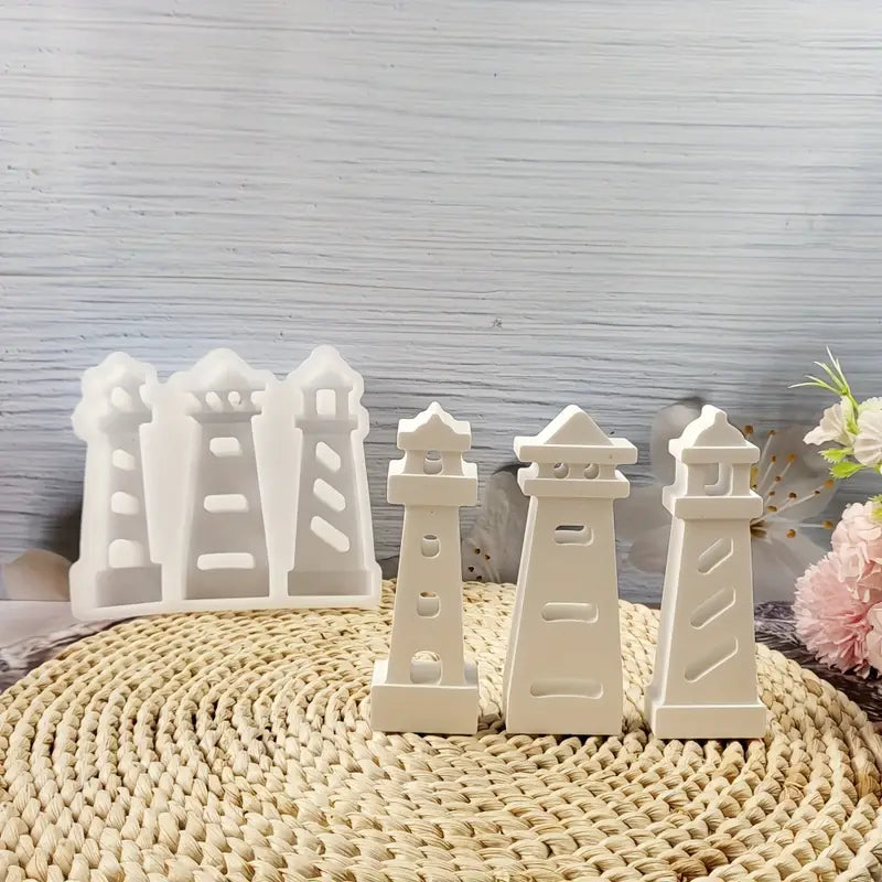 Leuchtturm 3D Silikonform – Maritimes Bastelvergnügen für DIY-Dekorationen