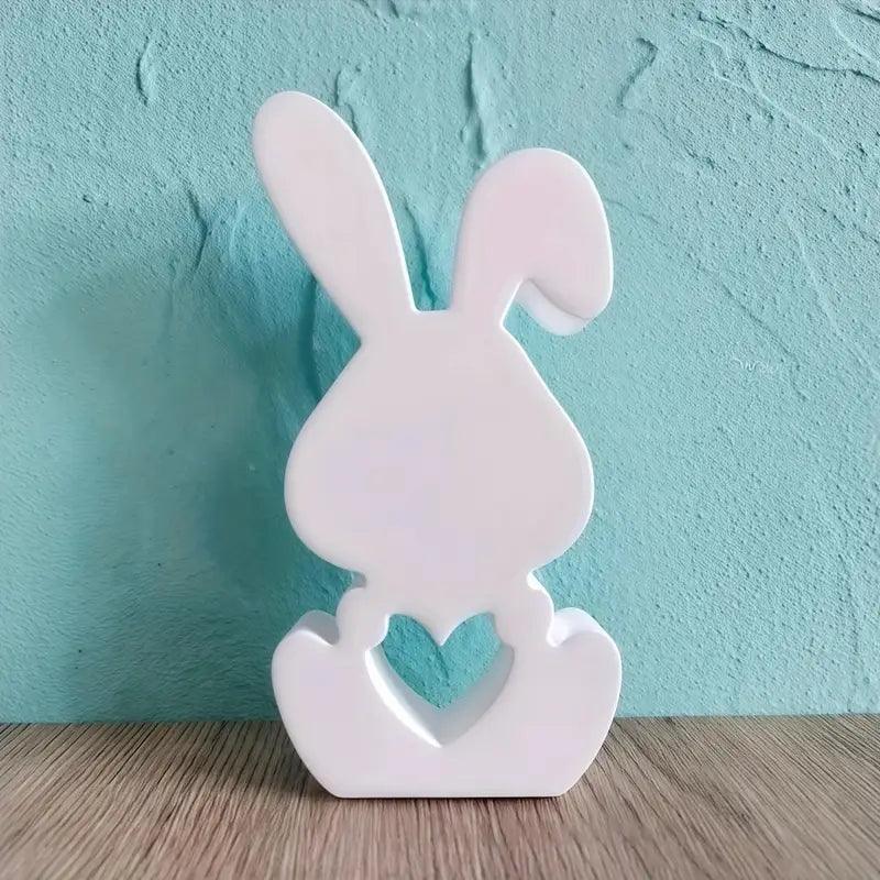 Osterhasen-Silikonform für DIY-Bastelprojekte – Kreative Gießform für Kerzen, Gips & Resin