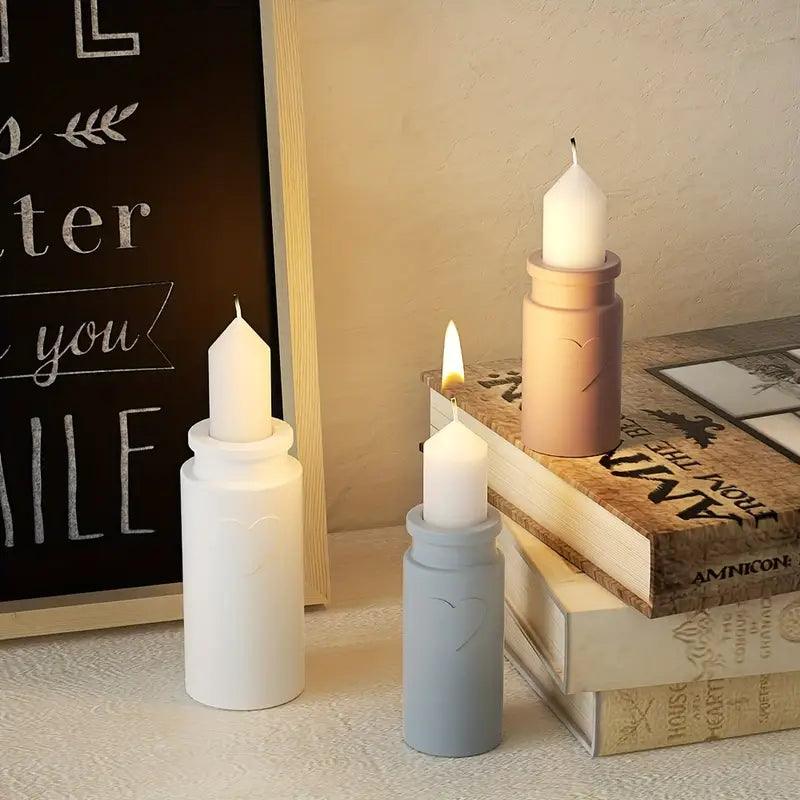 3er Vasen Set mit Herz-Ornament – Elegante Dekoration für Ihr Zuhause - BTSCreativ
