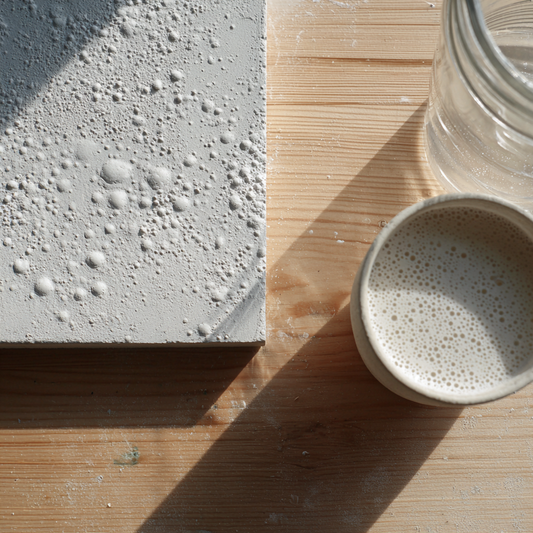 Luftblasen bei Jesmonite vermeiden