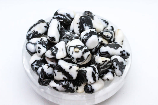 Quasar Gems USA – Tiger-Calcit getrommelt (10–20 mm, 1 kg Beutel)