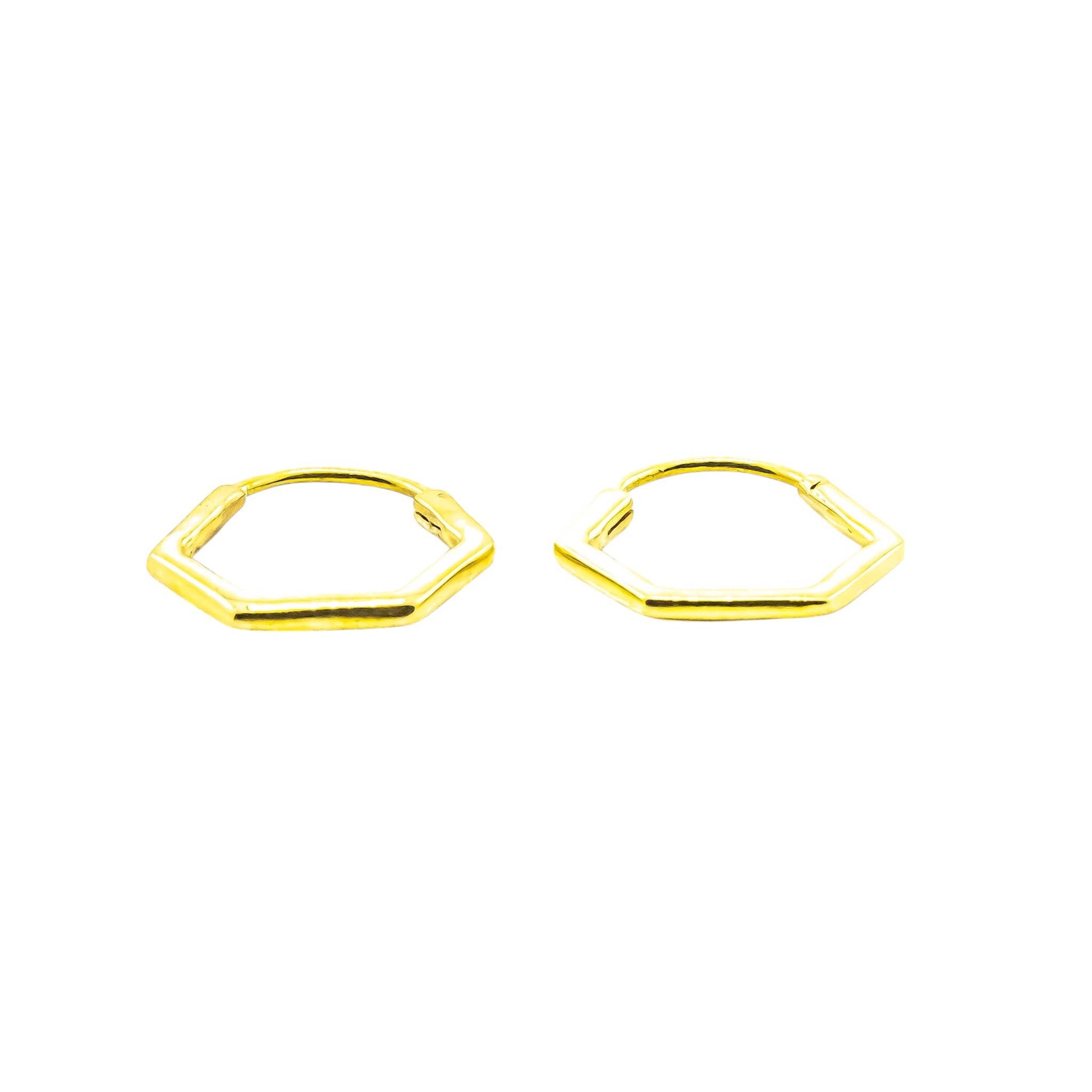 Creolen aus 925er Sterlingsilber – 18 K vergoldet, minimalistisches Design - Creolen aus 925er Sterlingsilber – 18 K vergoldet, minimalistisches Design - BTSCreativ