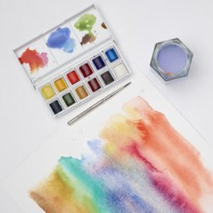 WINSOR & NEWTON™ Cotman Aquarell Pocket Box (12 1/2 Näpfchen)