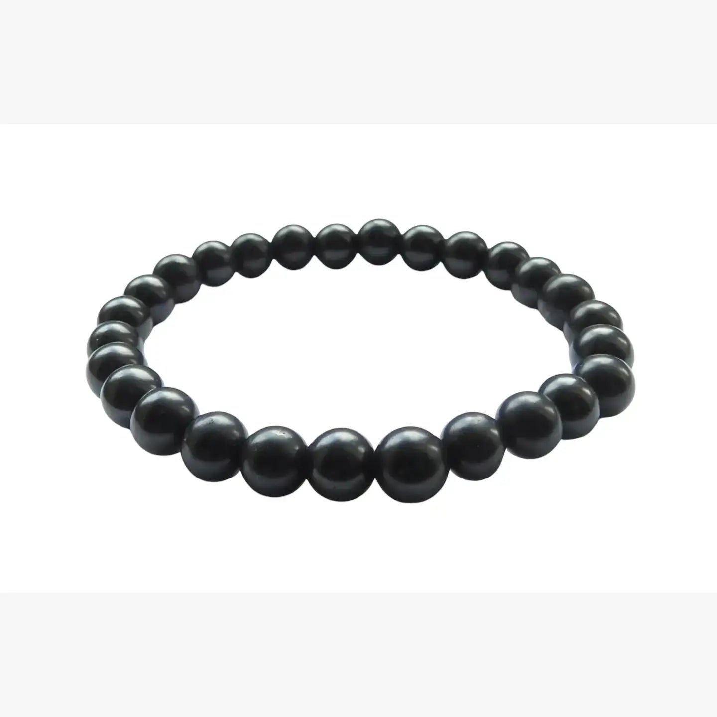 Shungit-Armband – Natürliche Perlen 8 mm oder 10 mm (Unisex) - Shungit-Armband – Natürliche Perlen 8 mm oder 10 mm (Unisex) - BTSCreativ
