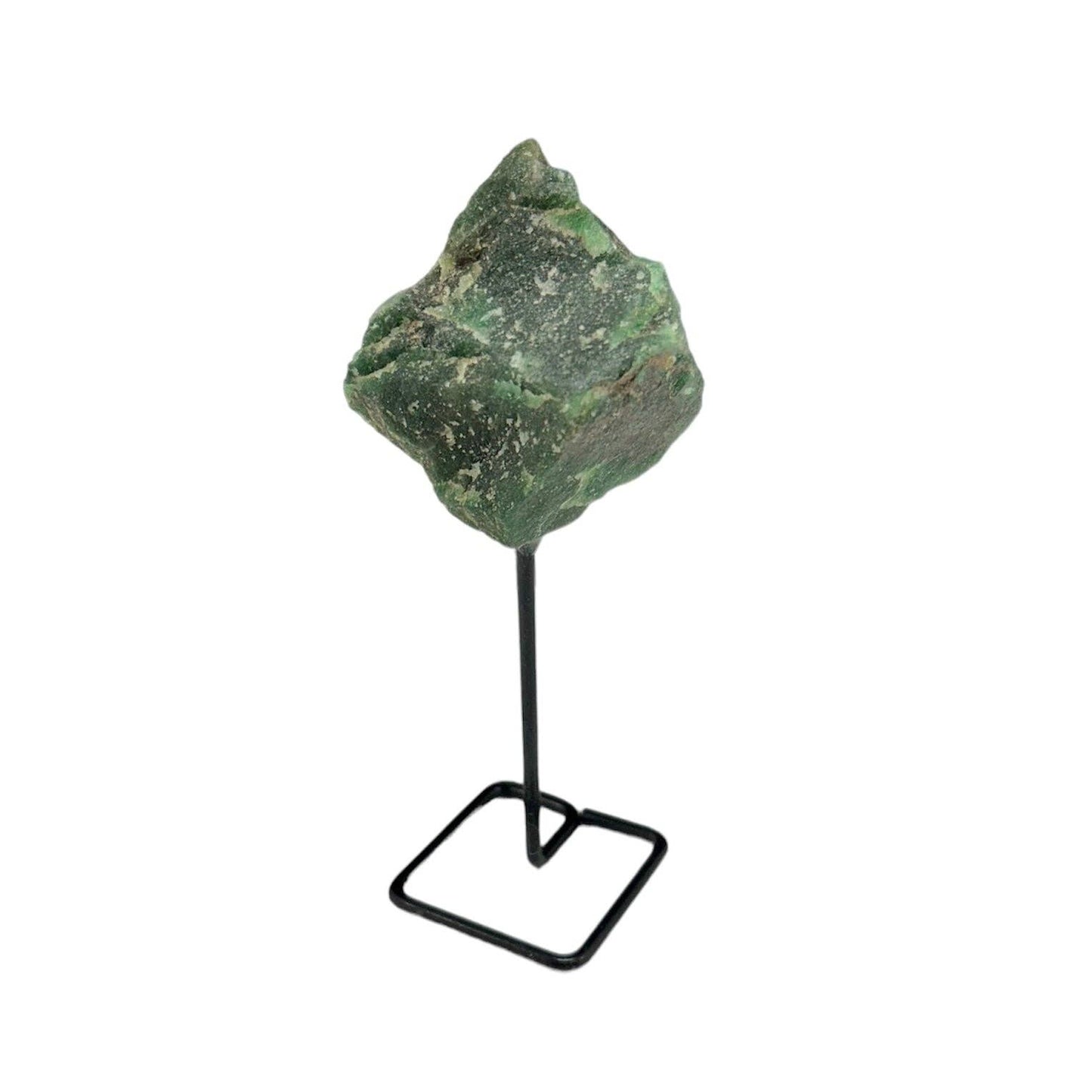 Stecknadelständer mit Edelsteinen – Natürliche Rohsteine auf stabilem Metallständer