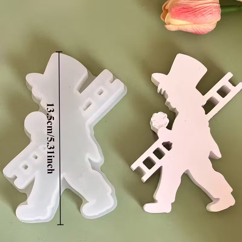 Silikonform Schornsteinfeger – DIY Desktop-Ornament Gießform - Silikonform Schornsteinfeger – DIY Desktop-Ornament Gießform - BTSCreativ
