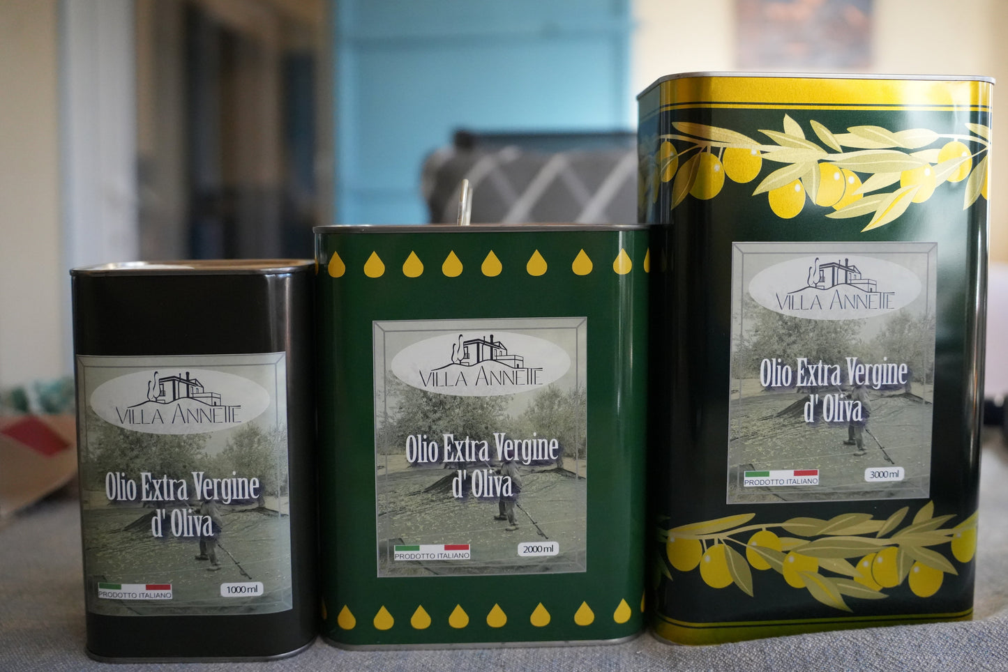 Premium Olivenöl Nativ Extra aus Kalabrien - Villa Annette - Garantiert Neue Ernte - Premium Olivenöl Nativ Extra aus Kalabrien - Villa Annette - Garantiert Neue Ernte - BTSCreativ