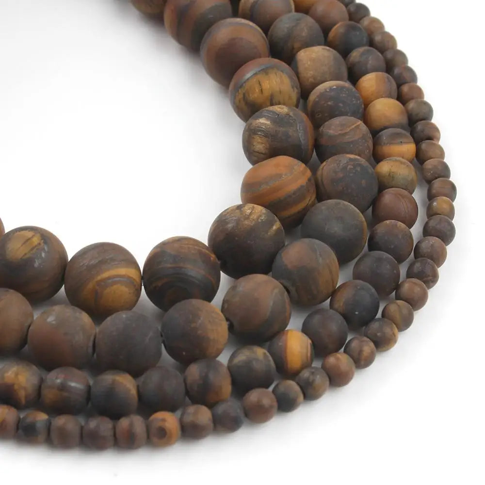 Armband aus Natursteinen – Handgefertigt & Energiegeladen | Perlengröße: ca. 4 oder 10 mm