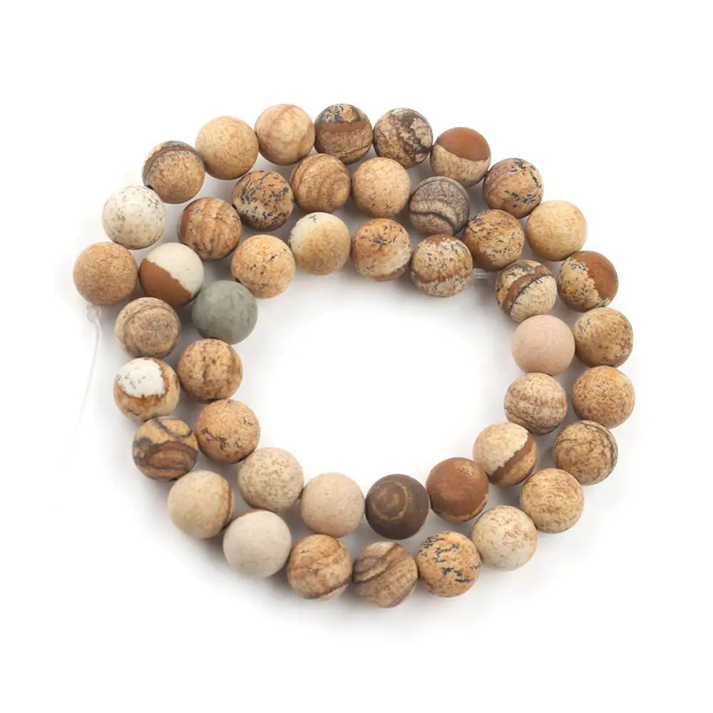 Armband aus Natursteinen – Handgefertigt & Energiegeladen | Perlengröße: ca. 4 oder 10 mm