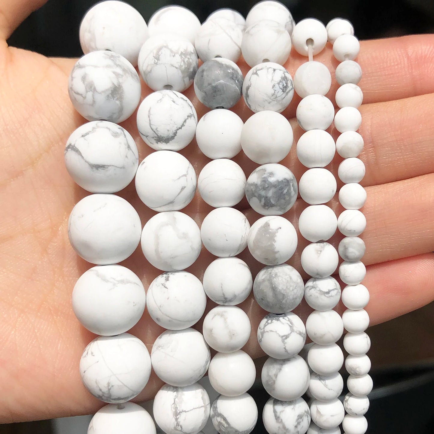Armband aus Natursteinen – Handgefertigt & Energiegeladen | Perlengröße: ca. 4 oder 10 mm