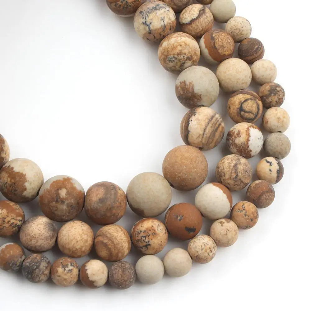 Armband aus Natursteinen – Handgefertigt & Energiegeladen | Perlengröße: ca. 4 oder 10 mm