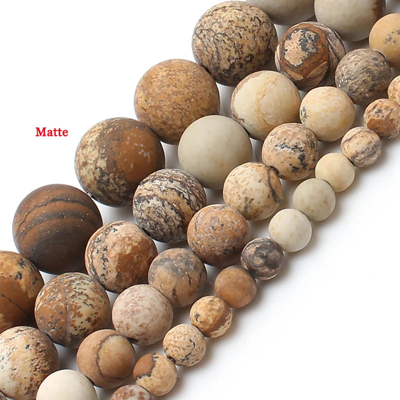 Armband aus Natursteinen – Handgefertigt & Energiegeladen | Perlengröße: ca. 6 oder 8 mm