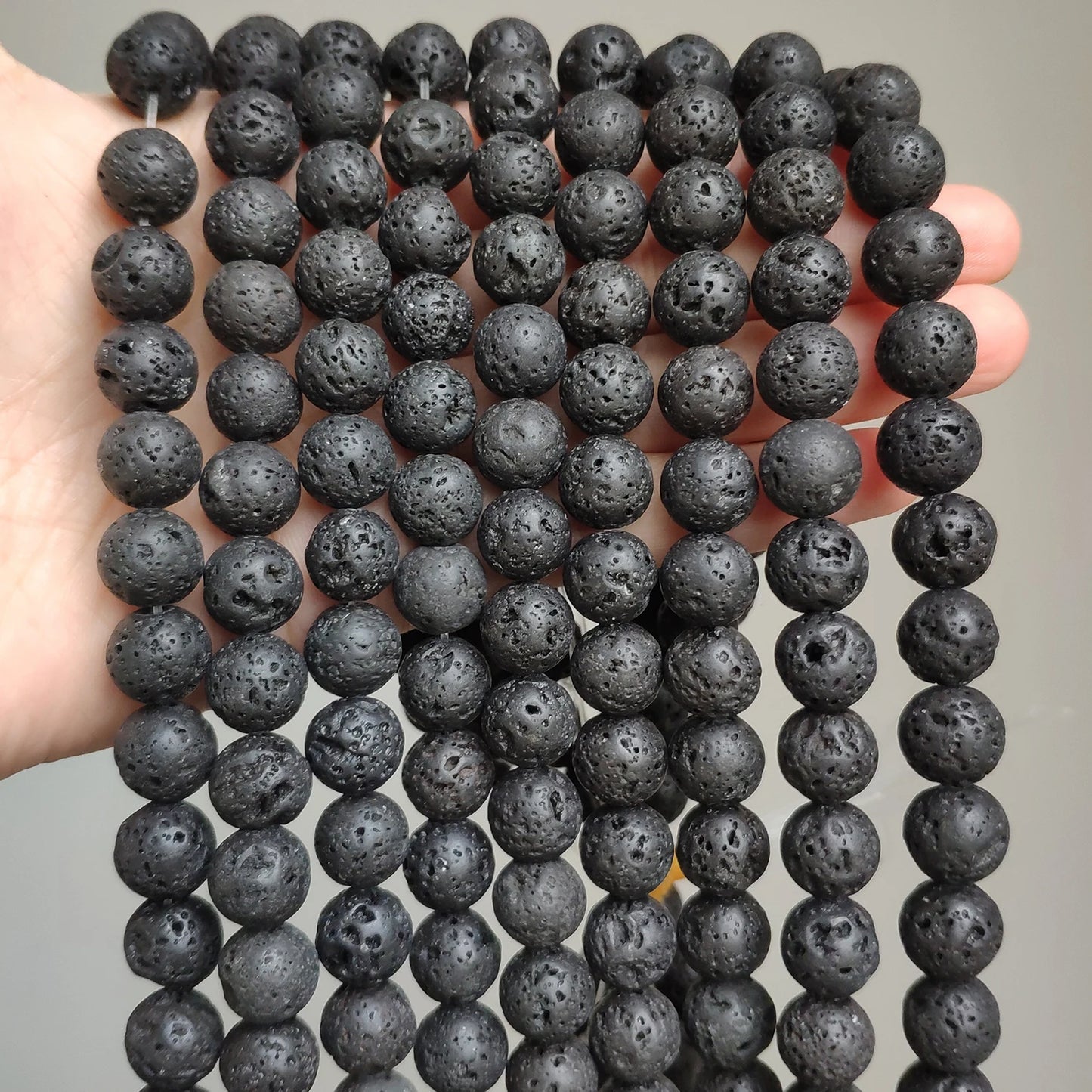 Armband aus Natursteinen – Handgefertigt & Energiegeladen | Perlengröße: ca. 6 oder 8 mm